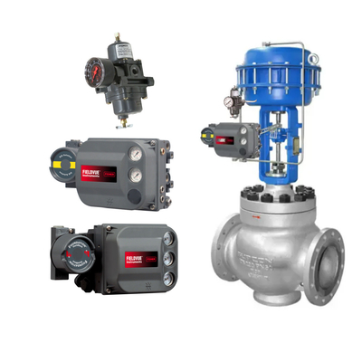 Control Valves With Fisher DVC6200 DVC2000 DVC6030 Valve Positioner Valve Control Positioner As Stock