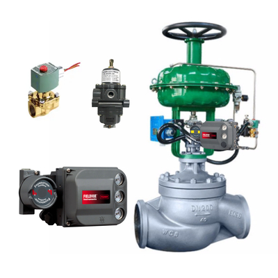 Control Valves With Fisher DVC6200 DVC2000 DVC6030 Valve Positioner Valve Control Positioner As Stock