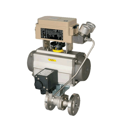 Chinese Flow Control Valve With Samson 3730-3 Electropneumatic Positioner W/ HART Communication For Valve Controller