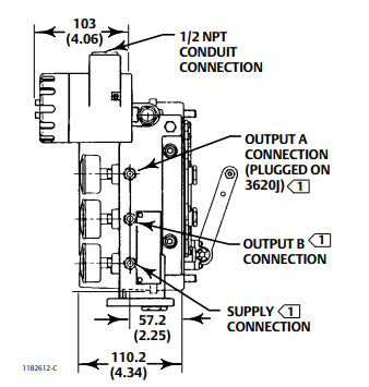 Accurately Throttling Fisher 3620J Electro Pneumatic Valve Positioner With Fisher Regulator And ASCO Solenoid Valve