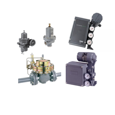 Accurately Throttling Fisher 3620J Electro Pneumatic Valve Positioner With Fisher Regulator And ASCO Solenoid Valve
