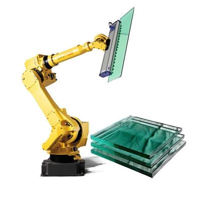 Robotic Palletizer FANUC M-710iC/70 Glass Vacuum Lifter Handling Machine Robot Liquid Handling Robot Stock Supplier