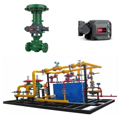 Pressure Reducing Regulating Skids With Fisher Control Valve CL125-CL600 ES 657/667 Actuator DVC6200 Valve Positioner