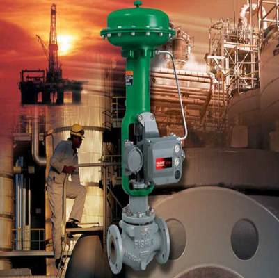 Pressure / Flow Control Skid With  Fisher Control ET/EZ And 657/667 Pneumatic Actuators DVC6200 Valve Positioner