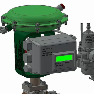 Pressure / Flow Control Skid With  Fisher Control ET/EZ And 657/667 Pneumatic Actuators DVC6200 Valve Positioner