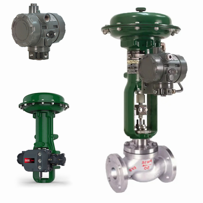 Industrial Grade Control Valve Positioners with NPT Electrical and Internal Pressure Connections
