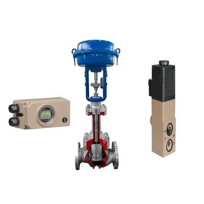 China quality control valve with Samson 3730-5 type electric pneumatic valve positioner
