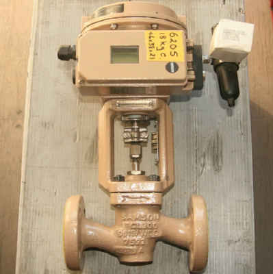 Samson 3241 control valve and 3271-750 square centimeter pneumatic actuator with 3730-4 valve positioner
