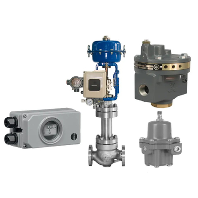 Chinese control valve with 3730-1 SAMSON intelligent valve positioner and Fisher 67CFR filter pressure reducing valve
