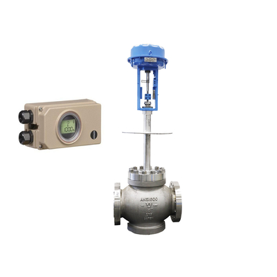 Chinese control valve with 3730-1 SAMSON intelligent valve positioner and Fisher 67CFR filter pressure reducing valve