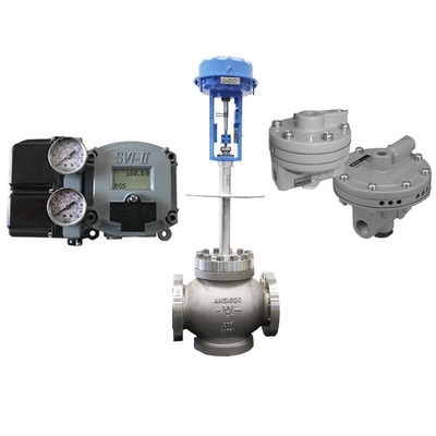 The Carbon Steel Control Valve Uses Masoneilan SVI2-21123111 Valve Positioner And Fisher846 Electrical Converters