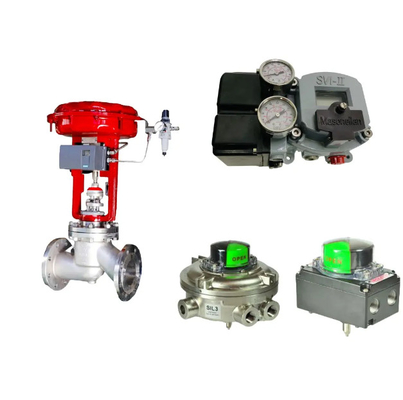 China Control Valve With Masoneilan SVI2-21113121 Valve Positioner And Emerson Asco L339 Universal Solenoid Valve