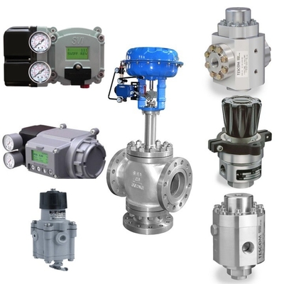 Masoneilan SVI2-21113111 Valve Positioner Fitted With Chinese Control Valve And Masoneilan 78-40 REGULATOR