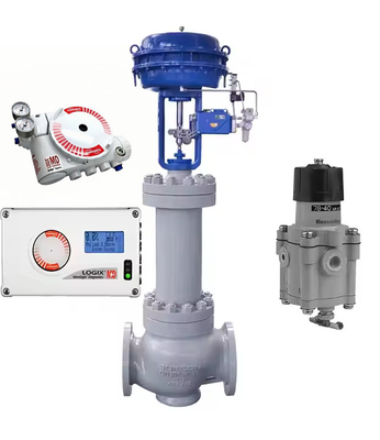 Flowserve Logix 520md Electro Pneumatic Control Positioner With Chinese Valve Actuator