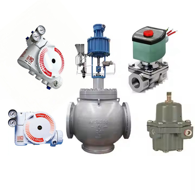 Flowserve Foxboro Valve Positioner 3200MD With Butterfly Control Valve And 67CFR Filter Regulator ASCO Solenoid Valve