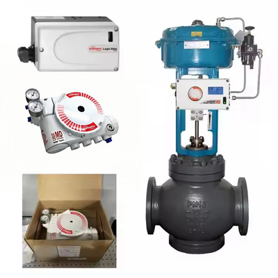 Flowserve Foxboro Valve Positioner 3200MD With Butterfly Control Valve And 67CFR Filter Regulator ASCO Solenoid Valve