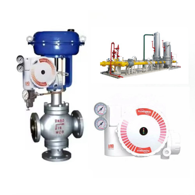 Pneumatic Control Valve With Flowser-Ve Positioner Logix 3200 Series And Burkert Solenoid Valves Stock Supplier For Sale