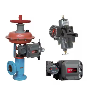 Chinese Pneumatic Control Valve Factory With Fisher Fieldvue DVC6200 Digital Valve Controller Positioner And 67CFR-239 Regulator