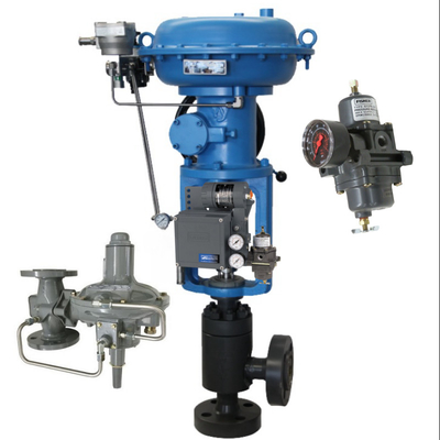 New Original Filter Pressure Reducing Valve With Brand Fisher 3582i Electro-Pneumatic Valve Positioner