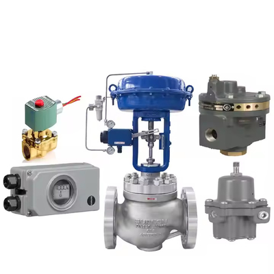 Wuzhong ATS Pneumatic Control Valve With 67CFR Filter Regulator And Fisher DVC2000 Valve Positoner