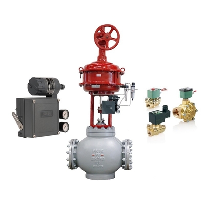 High quality EMERSON Fisher 3582i Electro-Pneumatic Positioner And ASCO Solenoid Valves With China Control Valve