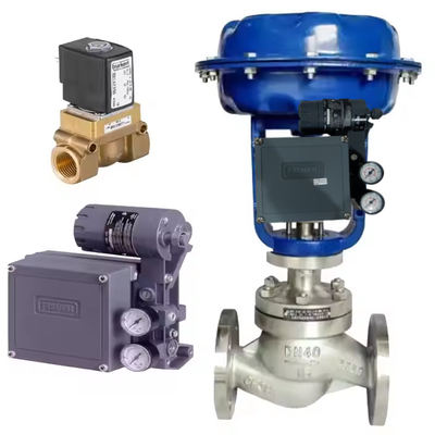 High quality EMERSON Fisher 3582i Electro-Pneumatic Positioner And ASCO Solenoid Valves With China Control Valve
