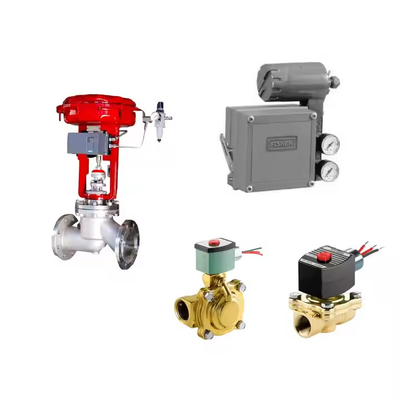 Fisher 3582i Electro-Pneumatic Valve Positioner And Fisher 67CFR Air Filter Regulator Stock Supplier With Pneumatic Control Valve