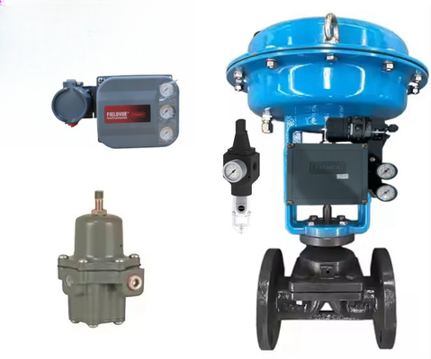Fisher 3582i control Valve Electro-Pneumatic Positioner And Filter pressure reducing valve