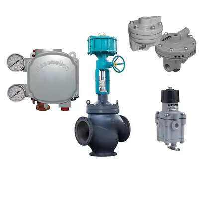 Chinese DN150 Control Valve And Masoneilan SVI1000 Locator BR200 BR400 Pneumatic Amplifier 78-40 Pressure Reducing Valve