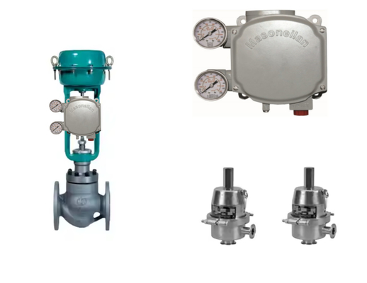 Masoneilan SVi1000 Digital Control Valve Positioner With Chinese Control Valves With 496 Position Switches And Transmitters