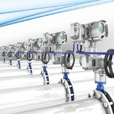 Pressure/Flow Control Skid with Auma electric actuator SA/SQ and multi-rotation gearbox GK/GST/GHT
