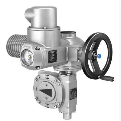 Pressure/Flow Control Skid with Auma electric actuator SA/SQ and multi-rotation gearbox GK/GST/GHT