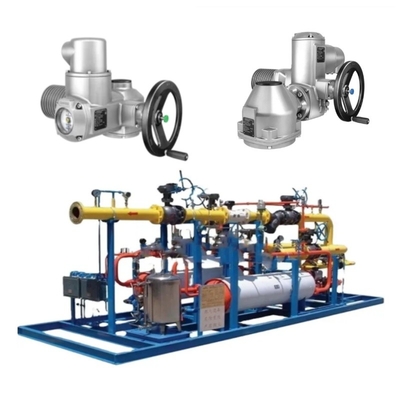 Valve Switching Skid is equipped with AUMA electric valves SA 07.2 - SA 16.2 and SA 25.1 Auma linear actuator