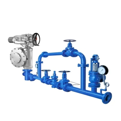 Valve Switching Skid is equipped with AUMA electric valves SA 07.2 - SA 16.2 and SA 25.1 Auma linear actuator