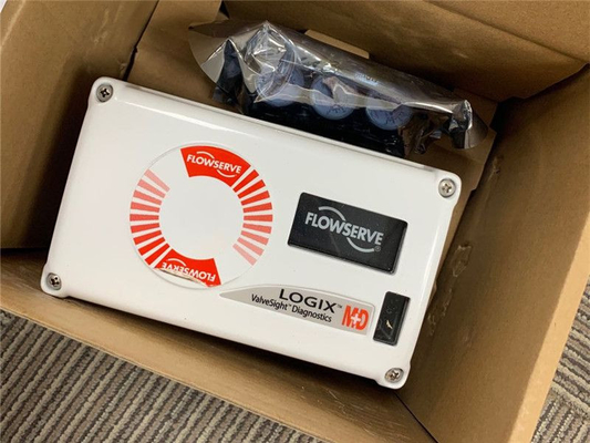 Pneumatic Control Valve Linear With Flowserve LOGIX 520MD DIGITAL HART VALVE POSITIONER And ASCO Solenoid Valve In Stock