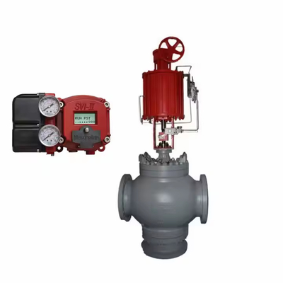 Electro Pneumatic Actuator With Masoneilan Positioner SVI II ESD Valve Positioner Electric Digital Valve Controller
