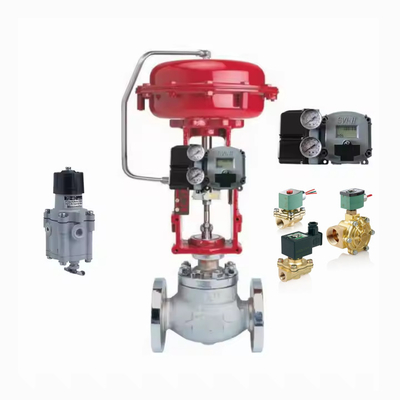 Control Valve With Masoneilan SVI II AP SVI2-21113121 Valve Positioner For Pneumatic Control Valve