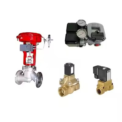 China'S Famous Pneumatic Control Valve With Masoneilan SVI2-21123121 Positioner And Burkert 5404 Solenoioid Valve
