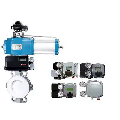 Chinese Brand Butterfly On-Off Valve With Masoneilan SVI2-21113111 And TS700 Korea Valve Positioner Manufacturer Tissin