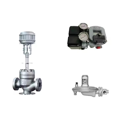 Pneumatic Control Valve With Masoneilan SVI2-21123111 Positioner And Fisher T205B Pressure Regulating Valve