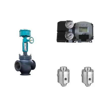 Pneumatic Control Valve With Masoneilan SVI2-21123111 Positioner And Fisher T205B Pressure Regulating Valve