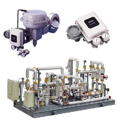 Pressure / Flow Control Skid KOSO 710E/720E Butterfly Valve And 6500RA Pneumatic Actuator And EPB811 Valve Positioner Set