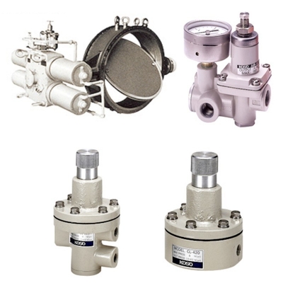 Flow Control Valve Skid Equipped With KOSO 710C Control Valve 7300RA Cylinder PRF400 Filter Pressure Reducing Valve