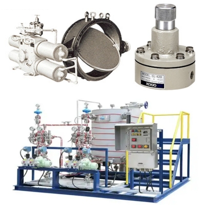 Flow Control Valve Skid Equipped With KOSO 710C Control Valve 7300RA Cylinder PRF400 Filter Pressure Reducing Valve