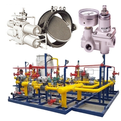Flow Control Valve Skid Equipped With KOSO 710C Control Valve 7300RA Cylinder PRF400 Filter Pressure Reducing Valve