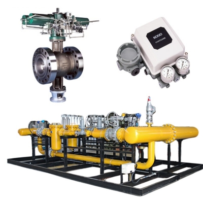 Valve Switching Skid With KOSO 210C/220C/230C Ball Valve 6300RB Actuator And EP801 Valve Positioner PRF310 Air Filter