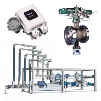 Valve Switching Skid With KOSO 210C/220C/230C Ball Valve 6300RB Actuator And EP801 Valve Positioner PRF310 Air Filter