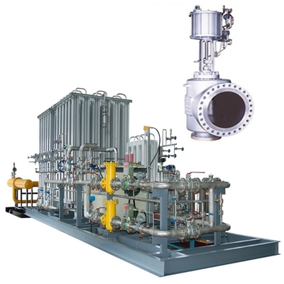 Flow Control Valve Skid Equipped With KOSO Valves 500M/500D And 5200LA/6300LA Pneumatic Actuators EP800 Valve Positioners