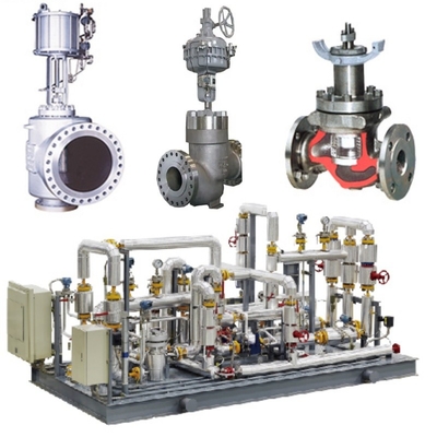 Flow Control Valve Skid Equipped With KOSO Valves 500M/500D And 5200LA/6300LA Pneumatic Actuators EP800 Valve Positioners
