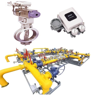 Pressure / Flow Control Skid And KOSO Valves With 6300RA/6300RB/5200LA Pneumatic Actuators With EPA800/EPB800 CL420/CL523 Lock Valve Sets